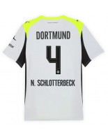 Moške Nogometnih dresov Borussia Dortmund Nico Schlotterbeck #4 Gostujoči 2025-26 Kratki rokavi